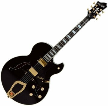 Semi-akoestische gitaar Hagstrom HJ500 Black - 1