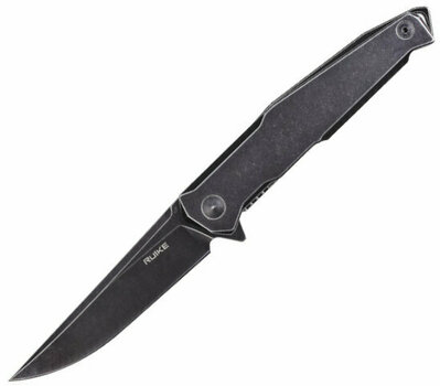Tactical Folding Knife Ruike P108-SB Black Stonewash Tactical Folding Knife - 1