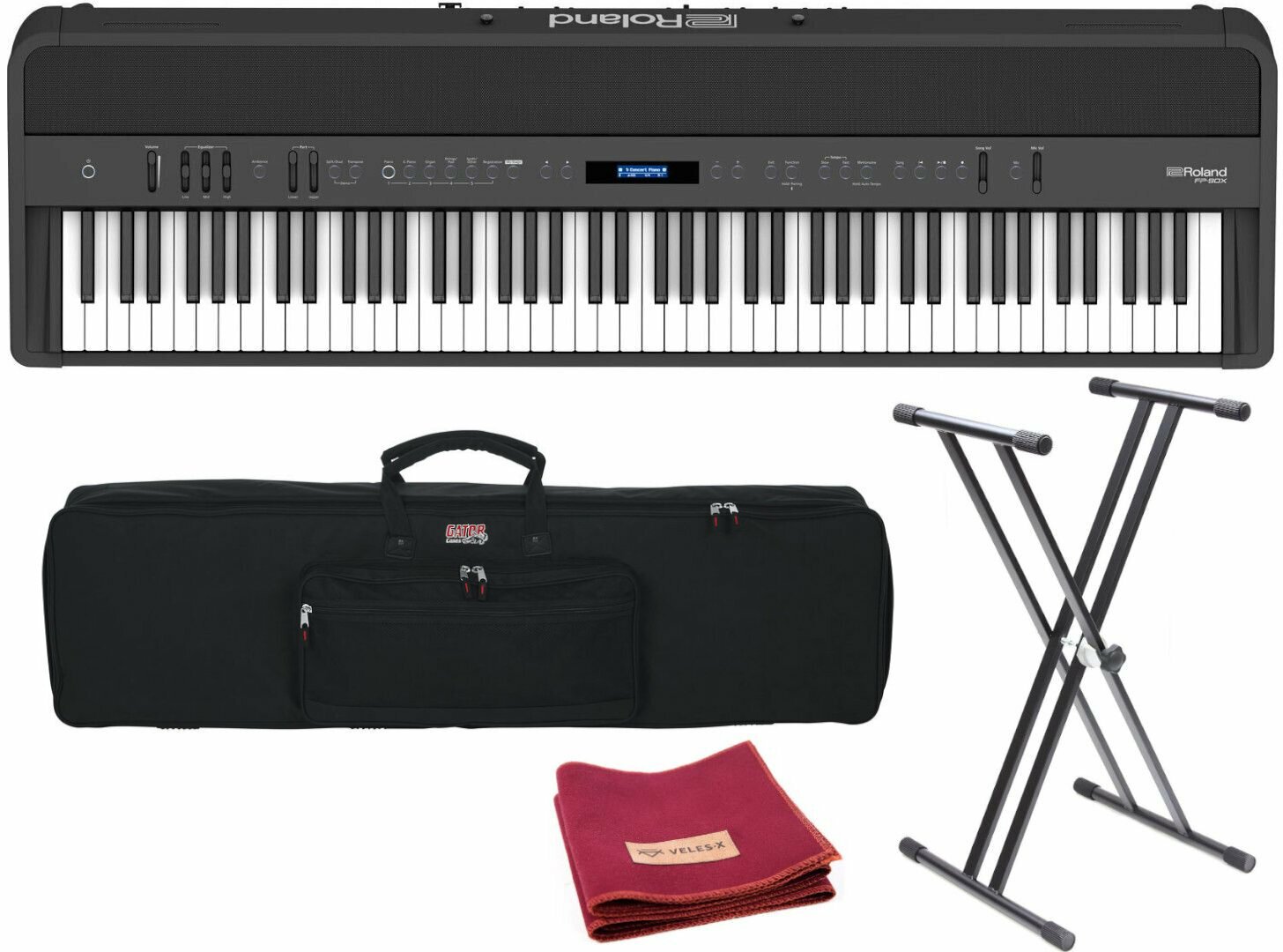Музикални инструменти > Клавишни инструменти > Стейдж пиана Roland FP-90X Stage SET Дигитално Stage пиано