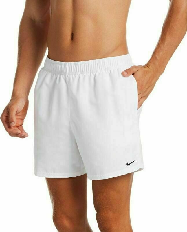 Гмуркане и плуване > Мъжки бански костюми Nike Essential Lap 5″ Mens Volley Shorts Мъжки бански костюми White M