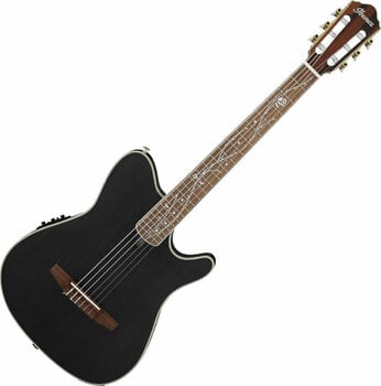 Special Acoustic-electric Guitar Ibanez TOD10N-TKF Tim Henson Tree of Death Signature Transparent Black - 1
