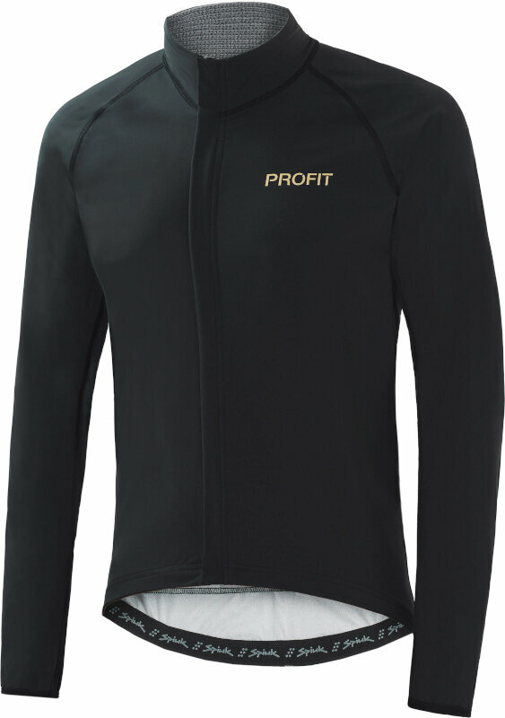 Fietsjack, vest Spiuk Profit Cold&Rain Waterproof Light Jacket Black XL Jasje