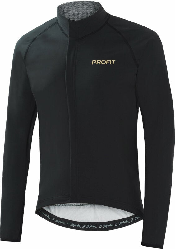 Kerékpár kabát, mellény Spiuk Profit Cold&Rain Waterproof Light Jacket Black 2XL Kabát