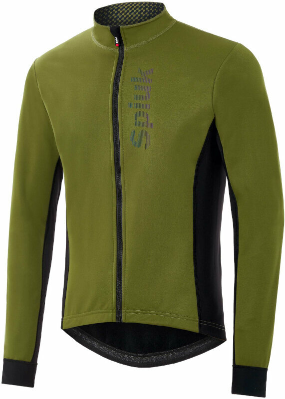 Kerékpár kabát, mellény Spiuk Anatomic Membrane Jacket Khaki Green S Kabát