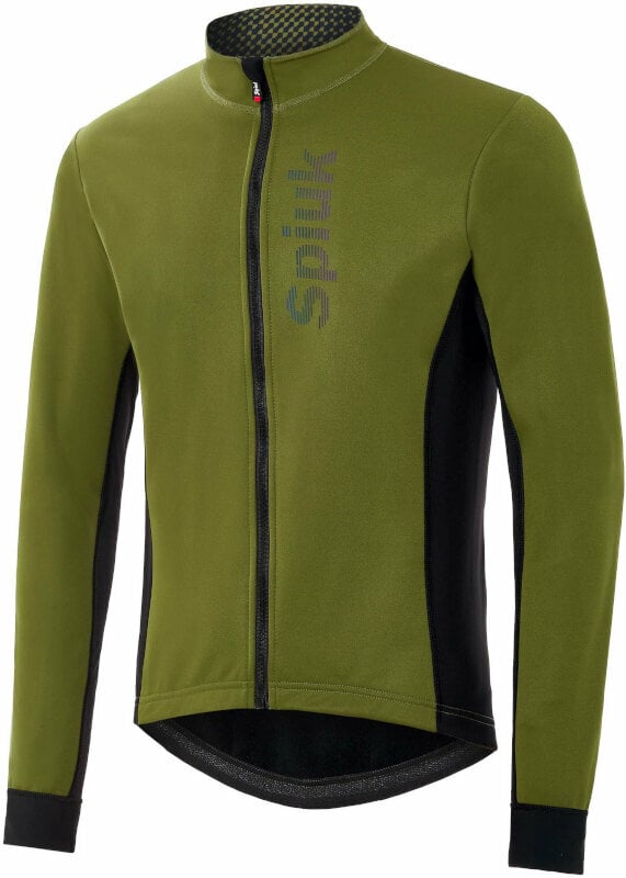 Chaqueta de ciclismo, chaleco Spiuk Anatomic Membrane Jacket Khaki Green M Chaqueta