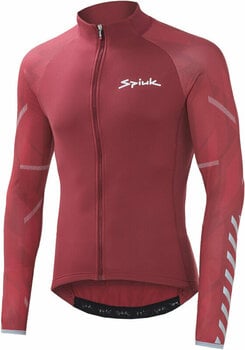 Cycling jersey Spiuk Top Ten Winter Jersey Long Sleeve Red 3XL - 1