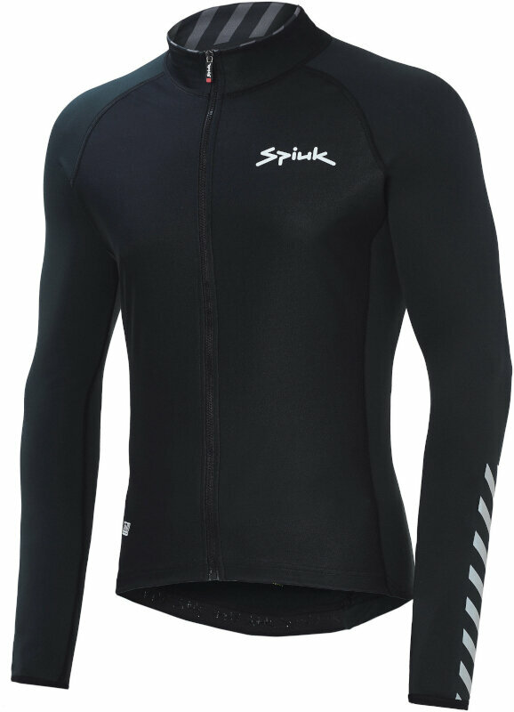 Облекло Spiuk Top Ten Windproof Jersey Long Sleeve Black XL