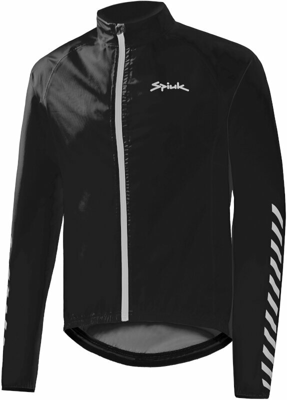 Pyöräilytakki, -liivi Spiuk Top Ten Raincoat Black XL Takki