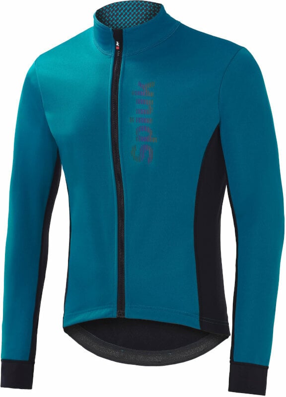 Cycling Jacket, Vest Spiuk Anatomic Membrane Jacket Turquoise Blue S Jacket