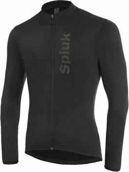 Fietsshirt Spiuk Anatomic Winter Jersey Long Sleeve Black XL - 1