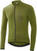 Mez kerékpározáshoz Spiuk Anatomic Winter Jersey Long Sleeve Dzsörzi Khaki Green 3XL