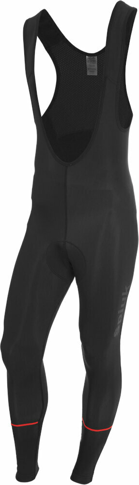Fietsbroeken en -shorts Spiuk Anatomic Bib Pants Black/Red XL Fietsbroeken en -shorts