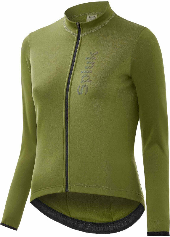 Облекло Spiuk Anatomic Winter Jersey Long Sleeve Woman Khaki Green XL