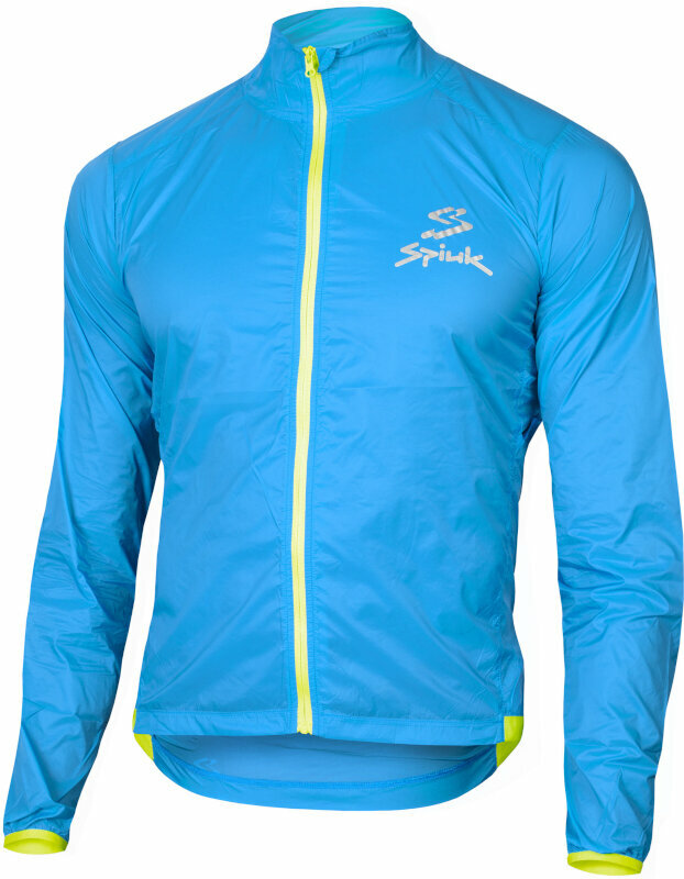 Kerékpár kabát, mellény Spiuk Anatomic Wind Jacket Blue XL Kabát