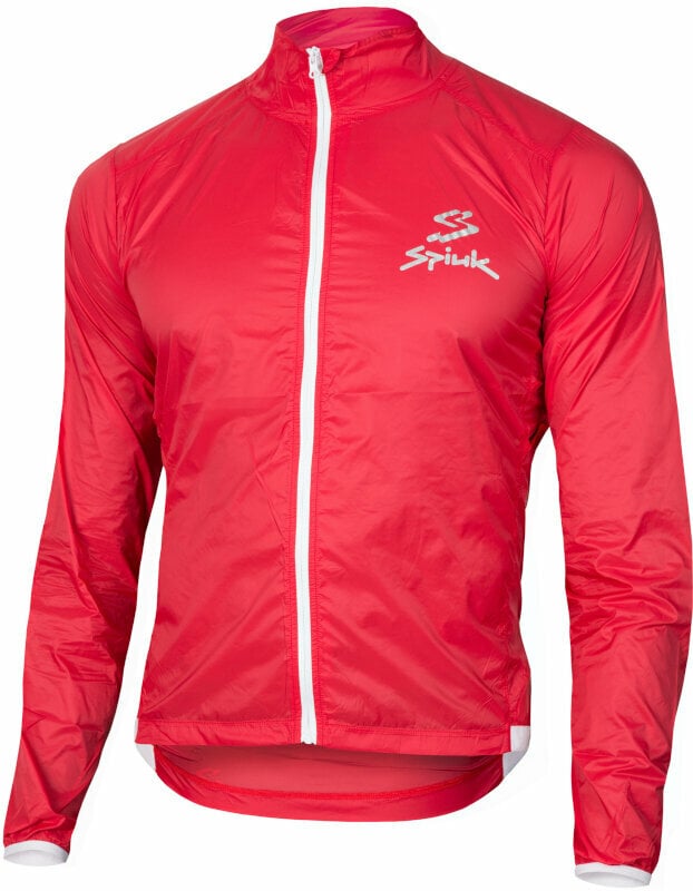 Biciklistička jakna, prsluk Spiuk Anatomic Wind Jacket Red S Jakna