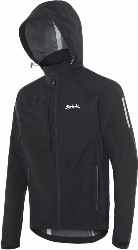 Kerékpár kabát, mellény Spiuk All Terrain Waterproof Jacket Black L Kabát