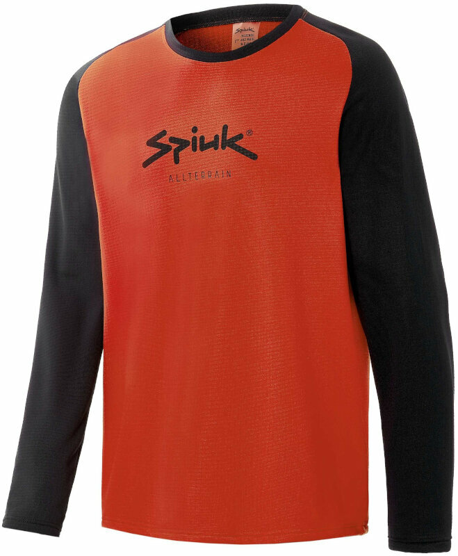 Cycling jersey Spiuk All Terrain Winter Shirt Long Sleeve Red M