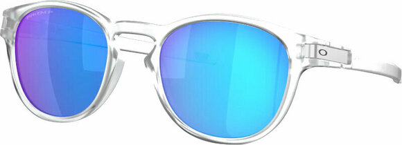 Livsstil briller Oakley Latch 92656553 Matte Clear/Prizm Sapphire Polarized L Livsstil briller - 1