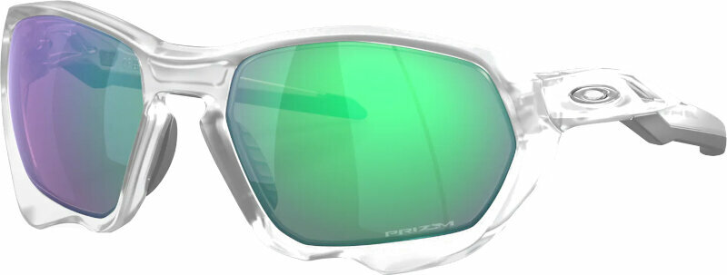 Óculos de desporto Oakley Plazma 90191659 Matte Clear/Prizm Road Jade
