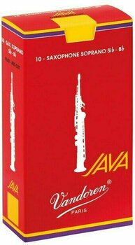 Blatt für Sopran Saxophon Vandoren Java Red Cut 2 Blatt für Sopran Saxophon - 1