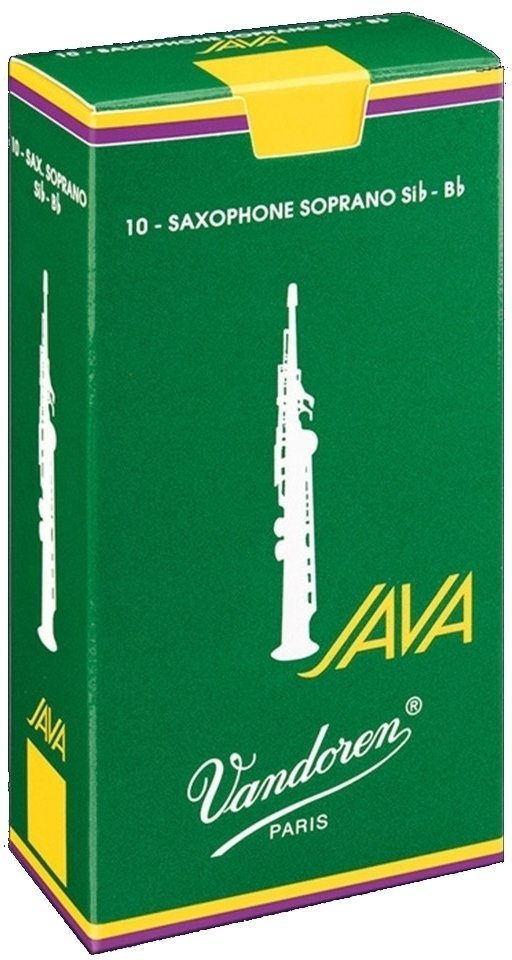 Anche pour saxophone soprano Vandoren Java Green Soprano 2.0 Anche pour saxophone soprano