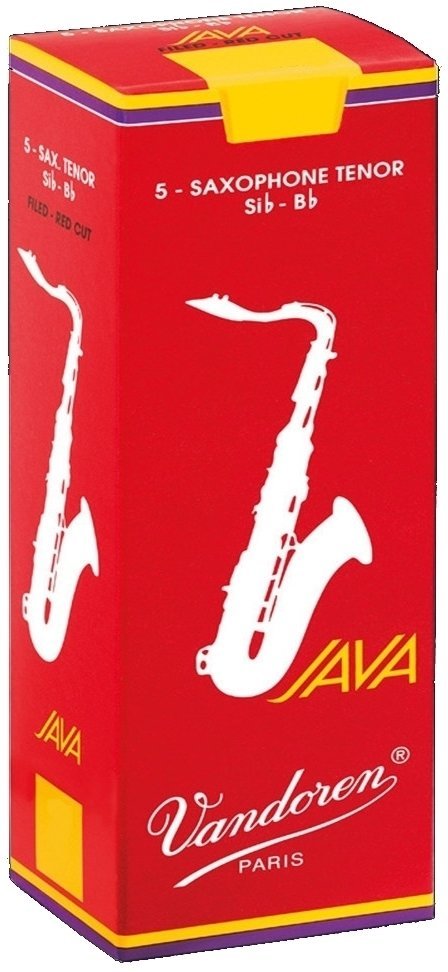 Plátok pre tenor saxofón Vandoren Java Red Cut 3 Plátok pre tenor saxofón