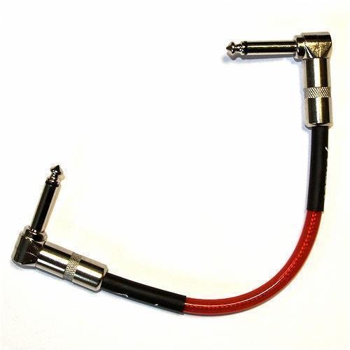 Cable adaptador/parche Fender 099-0500-049 Rojo 15 cm Angulado - Angulado