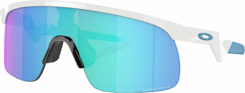 Kerékpáros szemüveg Oakley Resistor Youth 90100723 Polished White/Prizm Sapphire Kerékpáros szemüveg