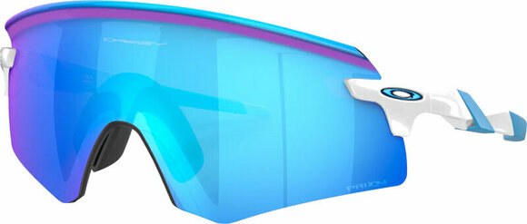 Cycling Glasses Oakley Encoder 94710536 Polished White/Prizm Sapphire Cycling Glasses - 1
