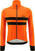Fietsjack, vest Santini Colore Halo Jacket Arancio Fluo L Jasje