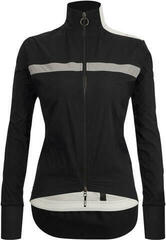 Kurtka, kamizelka rowerowa Santini Guard Neo Shell Woman Rain Nero