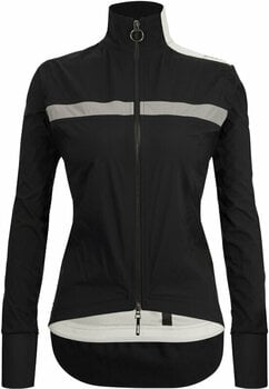 Cycling Jacket, Vest Santini Guard Neo Shell Woman Rain Jacket Nero S Jacket - 1