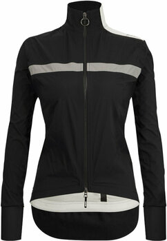 Cycling Jacket, Vest Santini Guard Neo Shell Woman Rain Jacket Nero L Jacket - 1