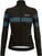 Cycling jersey Santini Coral Bengal Long Sleeve Woman Jersey Jacket Nero L