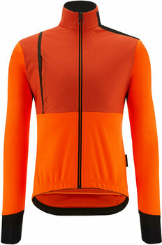 Pyöräilytakki, -liivi Santini Vega Absolute Jacket Arancio Fluo XS Takki - 1