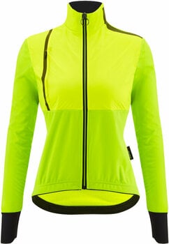 Kerékpár kabát, mellény Santini Vega Absolute Woman Jacket Lime S Kabát - 1