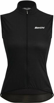 Veste de cyclisme, gilet Santini Nebula Woman Wind Vest Nero 2XL Veste - 1