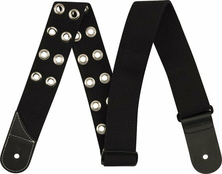 Textilgurte für Gitarren Jackson Cotton Grommet Strap Black - 1