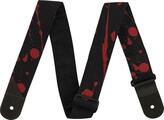 Jackson Splatter Strap Black/Red Tekstilni kitarski pas (Kot novo)