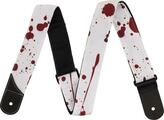 Jackson Splatter Strap White/Red Kytarový pás