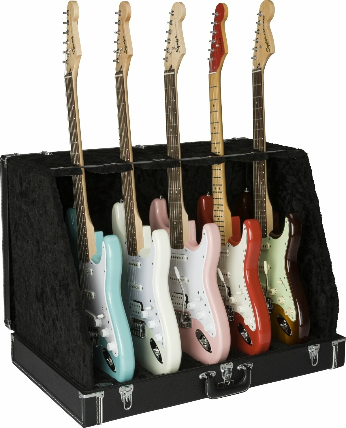 Stojan pre viac gitár Fender Classic Series Case Stand 5 Black Stojan pre viac gitár