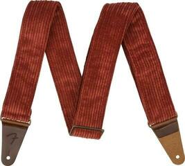 Gitarrband i textil Fender Corduroy Strap Gitarrband i textil Antique Cherry