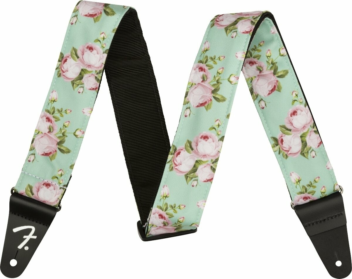 Tracolla Tessuto Fender Floral Strap Surf Green