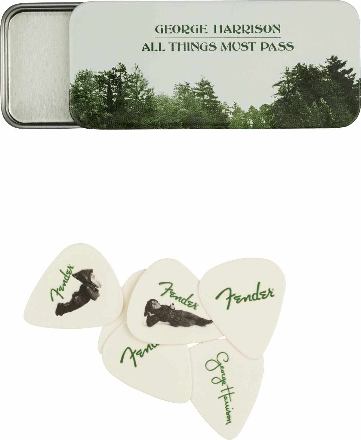 Kostka, piorko Fender George Harrison All Things Must Pass Pick Tin Kostka, piorko