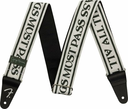 Textile guitar strap Fender George Harrison All Things Must Pass Logo Strap White - 1