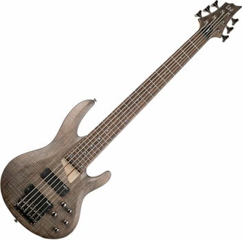 6-strunná baskytara ESP LTD B206 SM SeeThru Black - 1