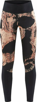 Calças/leggings de corrida Craft ADV Subz Wind Tights 2 W Black/Multi XS Calças/leggings de corrida - 1