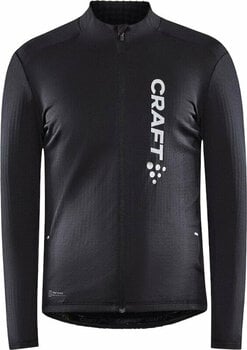 Cycling jersey Craft Core Bike SubZ LS Jersey M Jersey Black/Silver 2XL - 1