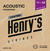 Akusztikus gitárhúrok Henry's Coated Phosphor 11-52