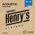 Struny do gitary akustycznej Henry's Coated Phosphor 12-53